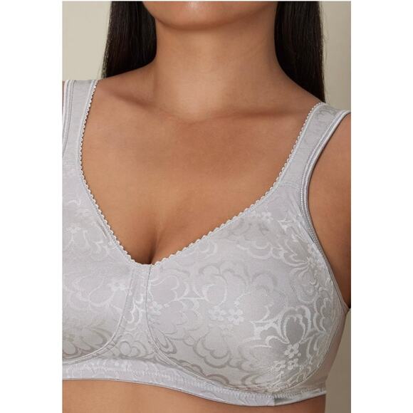 Playtex 18 Hour Ultimate Lift and Support Wireless Bra 40DD - Crystal Grey - Picture 4 of 8